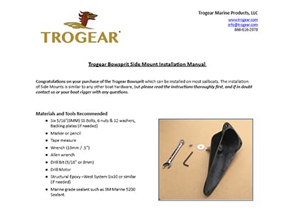 Trogear Bout Dehors Réglable - Guide d'Installation des Supports Latéraux pour le Modèle AS40